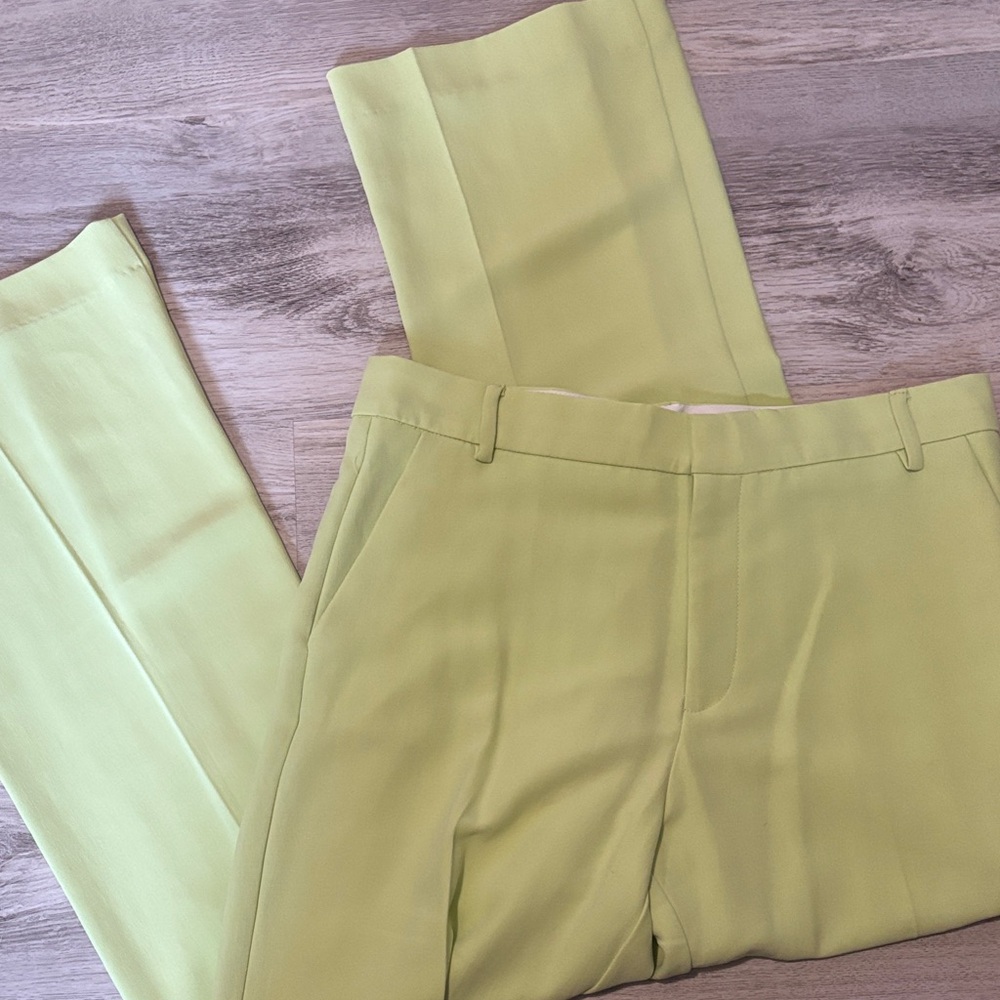 Zara Light Green Women's Trousers